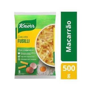 Macarrão Parafuso Sêmola com Ovos Knorr Seco - Fusilli 500g