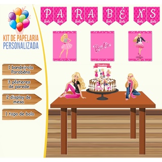 Kit Festa Barbie Personalizado