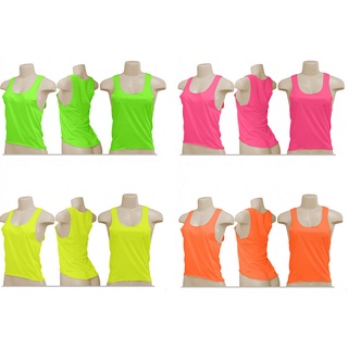 CROPPED CORES NEON 100% POLIESTER