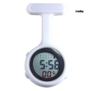 Rc & 1pc Broche Com Visor Digital Para Enfermeiras / Relógio Elétrico De Bolso (6)