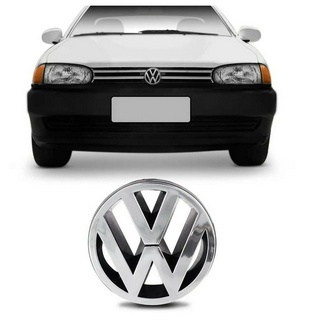 Emblema Volkswagen Cromado Gol Bola 95 96 97 98 99 Grade Dia
