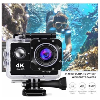 Câmera de Ação 4K Ultra HD Action Cam Tipo Go Pro com Wi-Fi (1)