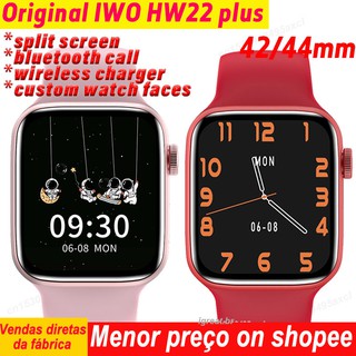 relógio inteligente iwo HW22 Plus original Série 6 Smart Watch Men relógio inteligente dia 44 mm Smartwatch