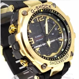 Relógio G-Shock Metal Dourado + Caixa G-shock