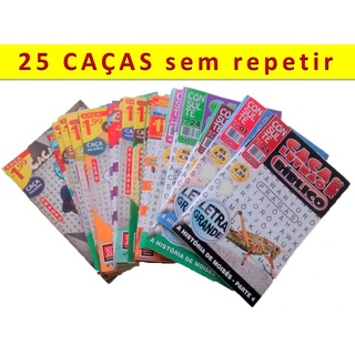 25 Revistas Caça Palavras - Sem Repetir