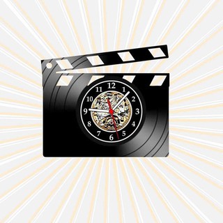 Relógio Claquete Diretor Filmes Series Tv Nerd Geek Vinil Lp