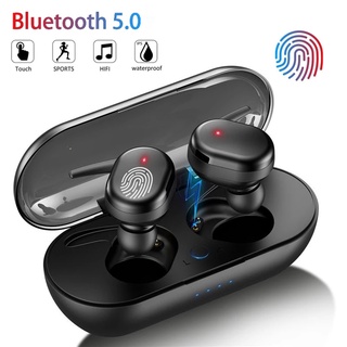 Y30 bluetooth fones de ouvido sem fio toque controle esportes microfone funciona em todos os smartphones música fone tws