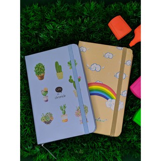 Caderno agenda stetchbooks pautado Tumblr | arco-íris | butterfly | cacto capa dura anotações escolar (1)