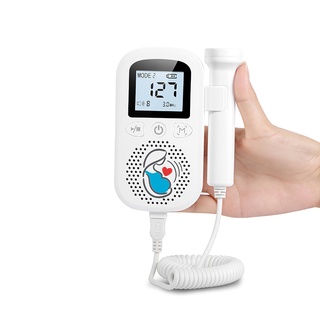 Detector Fetus Doppler Fetus Doppler Monitor De Batimentos Cardíacos Portátil Doméstico Detector De Sonar Doppler Para O Grávida (6)