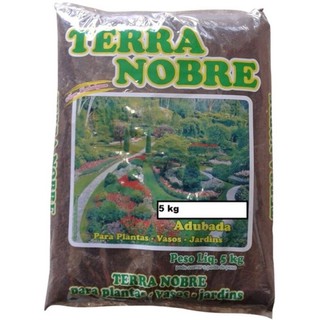 Terra Adubada Vegetal Para Plantas, Vasos E Jardins 5kg