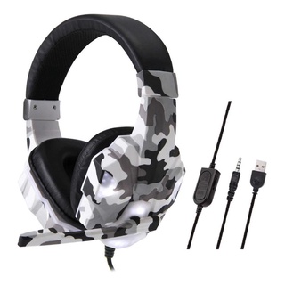 Headset Gamer Fone Camuflado P2 Pc Xbox One PS4 PS5