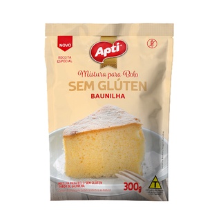 Mistura Pronta P/bolo Baunilha S/ Gluten Apti Premium