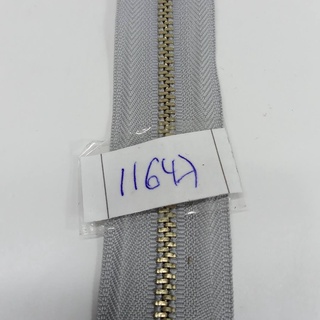 5 un Zíper Metal Destacável 30 cm Cinza 11647 005 64P3