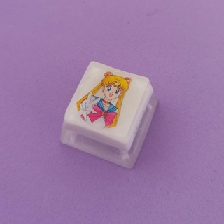 Tecla Sailor Moon - Keycap Para Teclado Mecânico - Keycaps Fofas - Teclas Kawaii (1)