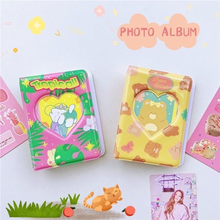 Mini Cartão De Álbum Com Fotos 3 Polegadas Estampa De Urso/Polaroid