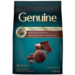 CHOCOLATE GENUINE 2,05kg GOTAS MEIO AMARGO