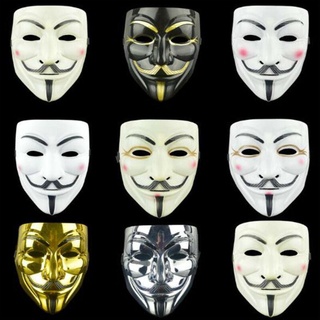 Adulto Criança Máscara Hacker Anônimo V-Vendetta Game Party Cosplay Master Fancy