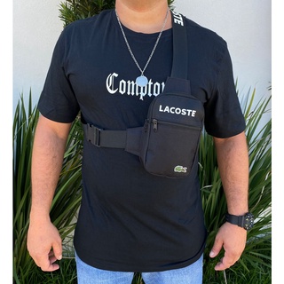 Shoulder Bag Transversal Com Alça Regulável Unissex mini bolsa Lacoste Crazy Bag