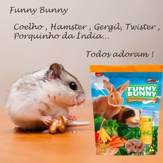 3 Ração Roedores Funny Bunny Delicias da Horta 500 gr (4)