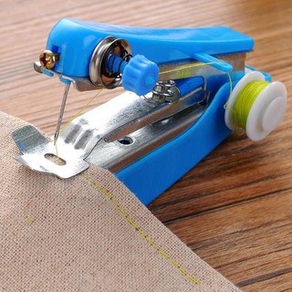 Mini Máquina De Costura Portátil Manual Tecidos