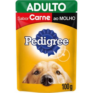 Sachê Pedigree Ração Úmida Cordeiro ao Molho para Cães Adultos de Raças Pequenas 100g (1)