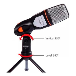 Microfone Condensador Mesa Profissional Podcast Gravação iPhone Pc Skype Video Youtuber Sf-666 (5)