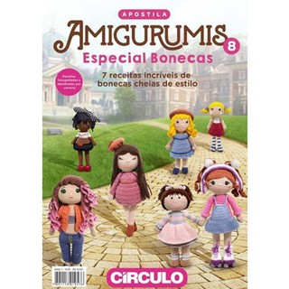 Revista Apostila Amigurumis: Especial Bonecas Ed. Nº 08