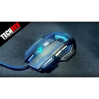 Mouse Gamer Laser X7 2400dpi Led Usb 7 Botões Profissional (8)