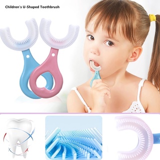 Escova Dentes Infantil Para Bebê Formato De U 360 Graus 2 a 6 Anos