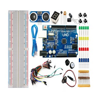 Kit Uno R3 Iniciante 100pcs + Protoboard Para Arduino