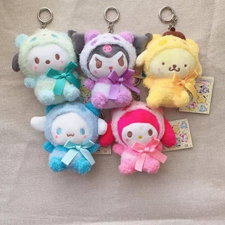 (Sanrio) Chaveiro Com Pingente Pequeno Do Produto Japonês furyu,Melody,Kuromi,Hello Kitty,Cinnamoroll