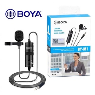Microfone Profissional Lapela Boya - Jornalismo, Youtuber, Live, Gravação e Celular
