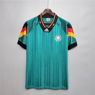 Camisa Alemão 1992 Equipe Nacional Fora Verde retro Versão De Futebol Impressão Personalizada Terno De Treinamento Tailandês Alta Qualidade