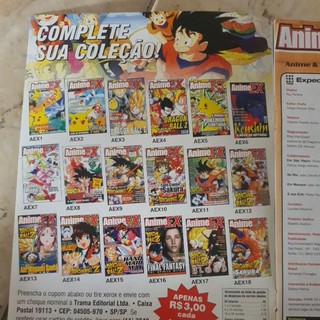Revista Anime Ex / Manga Ex Usada