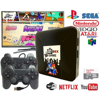 Video Game Smart Retro Nostalgia com 2 controles estilo ps2