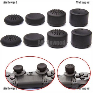 AYellowgod 8X Silicone Replacement Key Cap Pad for PS4 Controller Gamepad Game Accessories