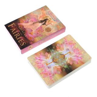【HOT】【READY STOCK】44 Card Deck Oracle of the Fairies English Card Board Deck Games Palying Cards For Party Game