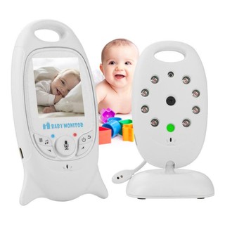 Babá Eletrônica Câmera Visão Noturna Tela 2p Lcd Com Video e Microfone Monitor Para Bebê