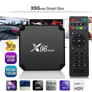 X96 Mini Caixa Smart Tv Android 9.0 2.4g 5g Wifi S905W Quad-Core 2gb + 16gb
