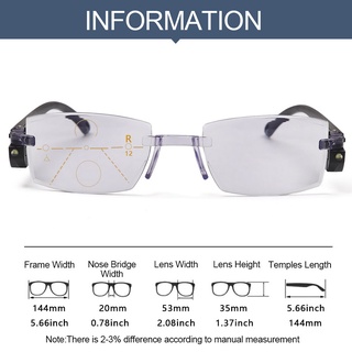 Óculos De Leitura Com Claro Azul Anti-Escolar Com Zoom Inteligente Unissex (2)