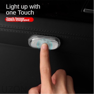 Toque Luz Da Noite Do Carro/Carregamento USB Sem Fio LED Interior Telhado Recarregável Teto Lâmpada De Leitura De Alto Brilho/Auto Acessórios