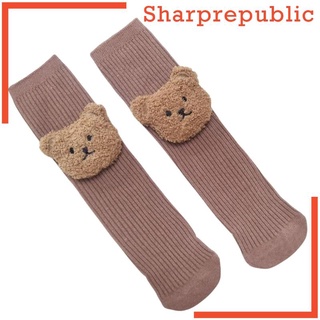 3D Cartoon Bear Cotton Thickened Baby Socks for Protector (9)