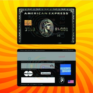 Adesivo Para Cartão de Crédito E Debito Skin Pelicula American Express Frente e Verso