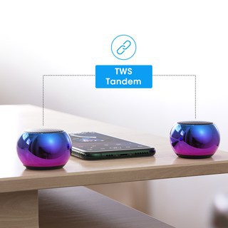Caixinha Som Bluetooth Tws Metal Mini Speaker Amplificada 3w (5)