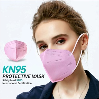 Kn95 ROSA CLARO 10 Unidades Máscaras Proteção Respiratória Pff2 mascara de proteção 10 unidade (1)