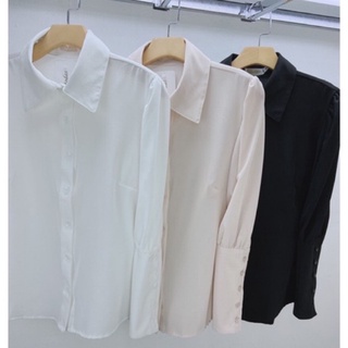 camisa social feminina manga longa 5 botões de plástico selina modas (3)