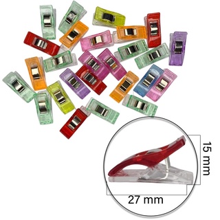 Kit De Mini Prendedor c 10unidades- Clips Para Prender Tecidos E Plásticos Coloridos