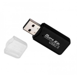 Adaptador Leitor Cartão de Memória USB 2.0 MicroSD, SDXC, SDHC