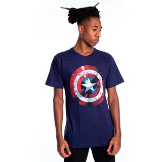 Camiseta Capitao America Escudo Marvel Original