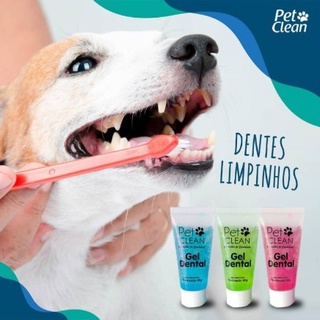 Gel Dental Para Pets 60g Diversos Sabores - Pet Clean